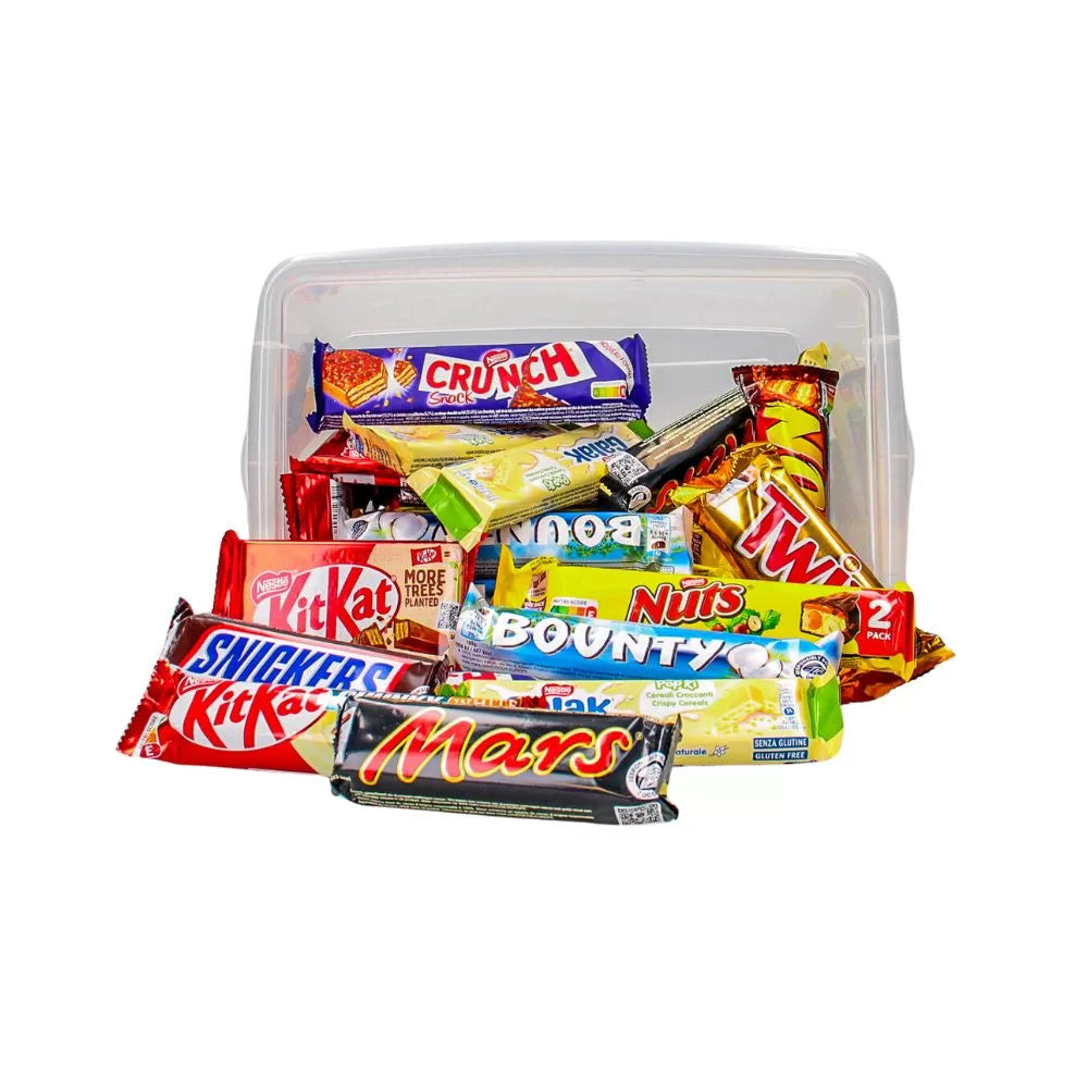 Assortiment chocoladerepen Mars & Nestlé - 42 stuks - 1914g