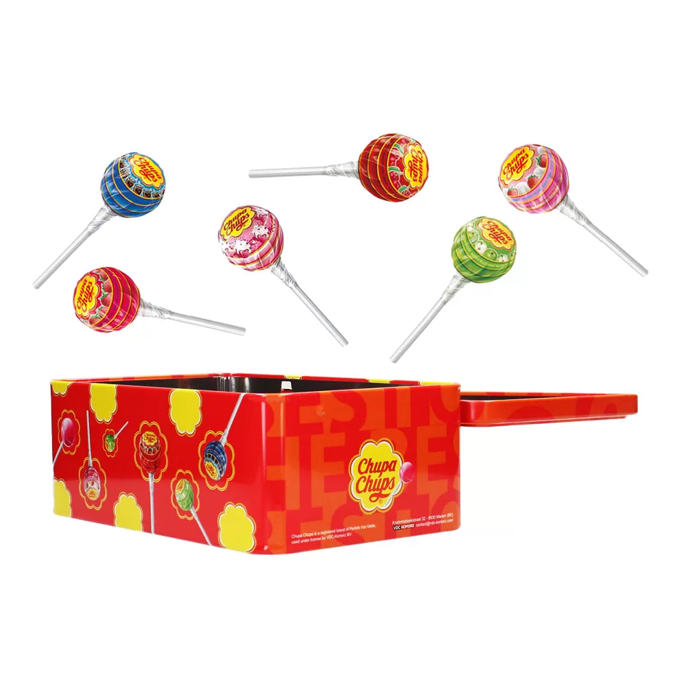 Chupa Chups Best of candy collection box "Fijne feestdagen" - lollies - 48 stuks - 620g