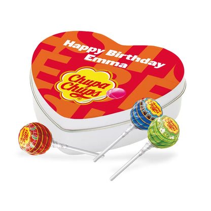 Chupa Chups Best of Candy geschenkdoos hartje - BLANCO - 119g