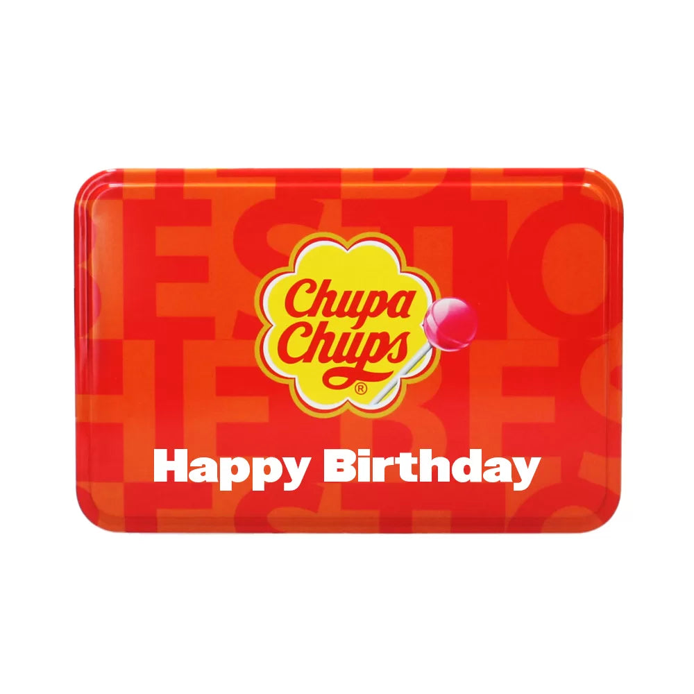 Chupa Chups Best of Candy - Tinbox L - BLANC - 620g