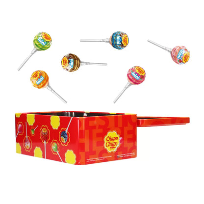 Chupa Chups Best of Mini candy collection box "Gelukkige verjaardag" - lollies - 70 stuks - 420g