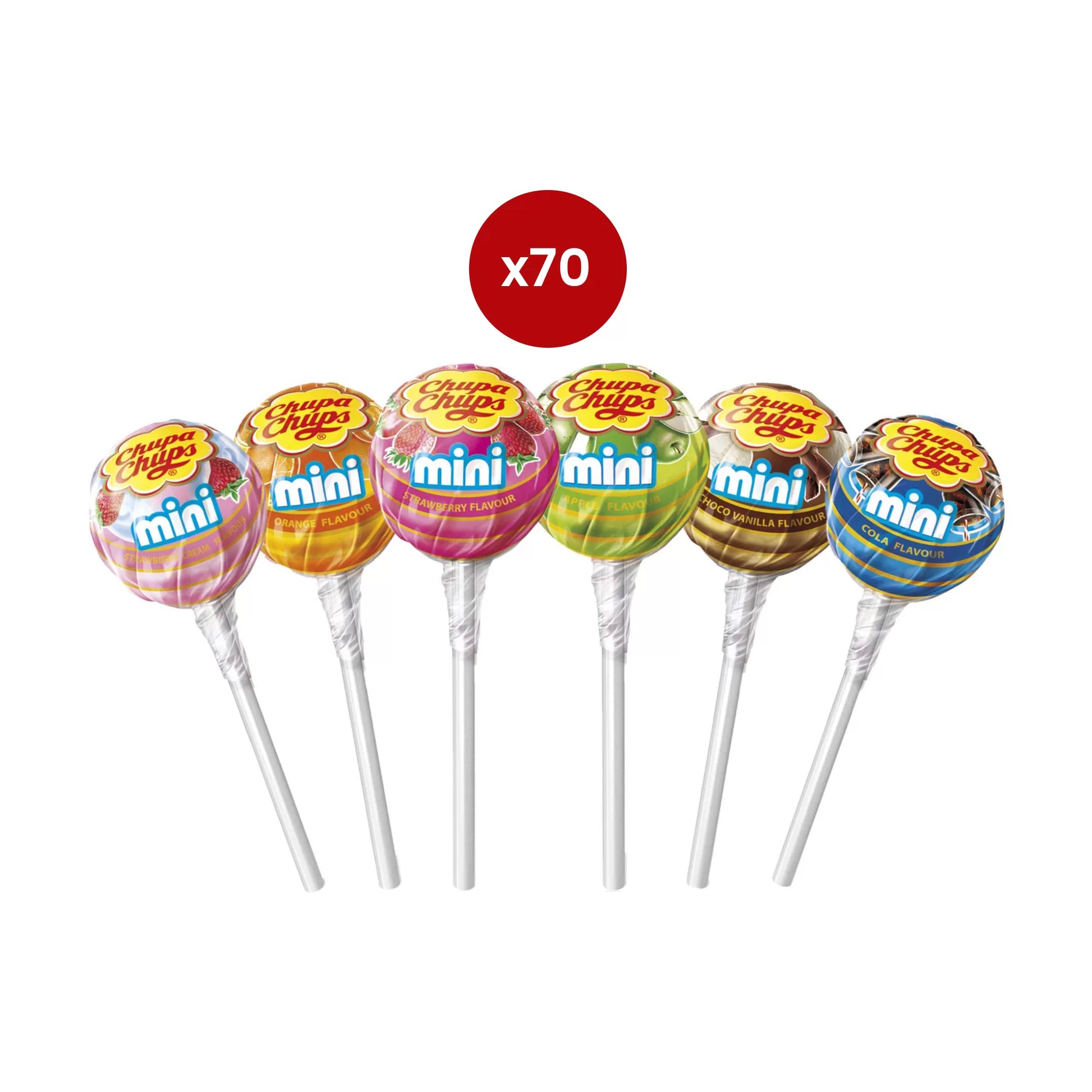Chupa Chups Best of Mini candy collection box - lollies - 70 stuks - 420g