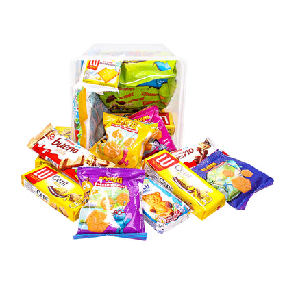 Cookies & snacks maandpakket - Jules Destrooper, Lotus, LU, Kinder & Meli - 992g