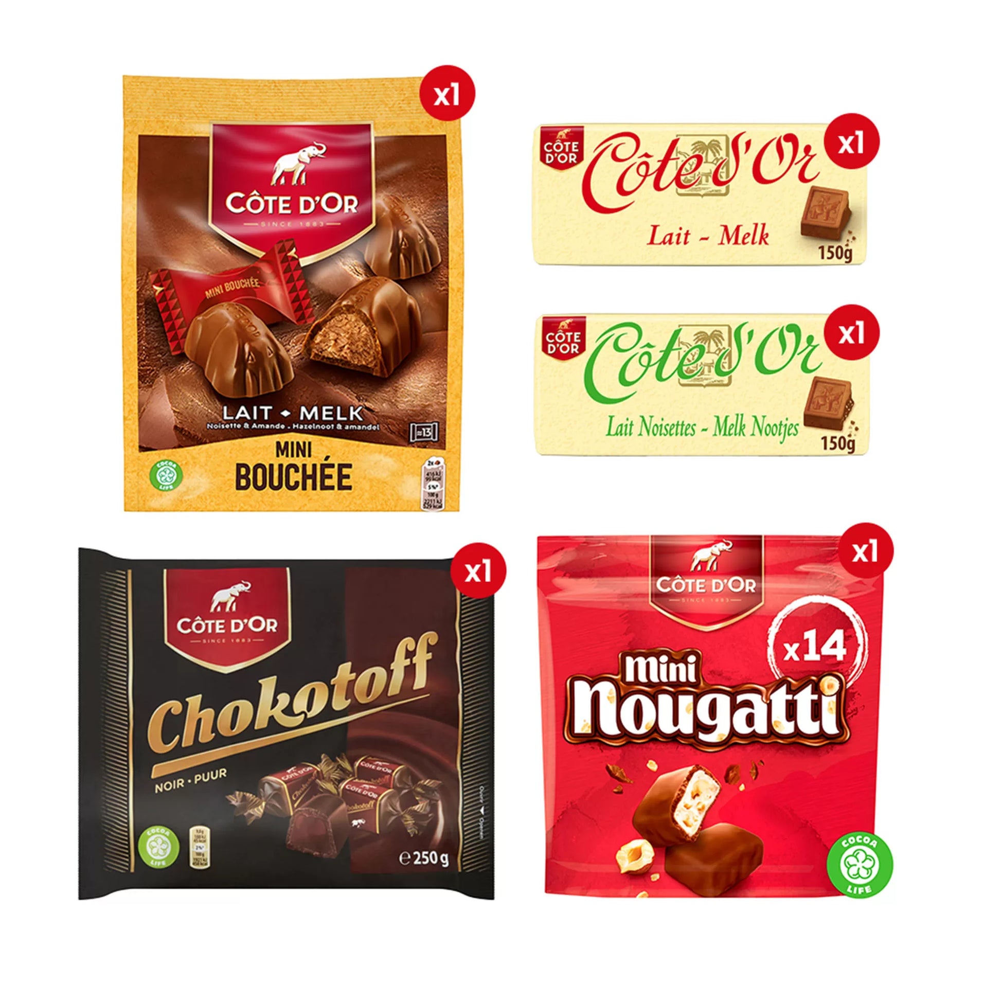 Côte d'Or chocolade verrassingspakket - 852g