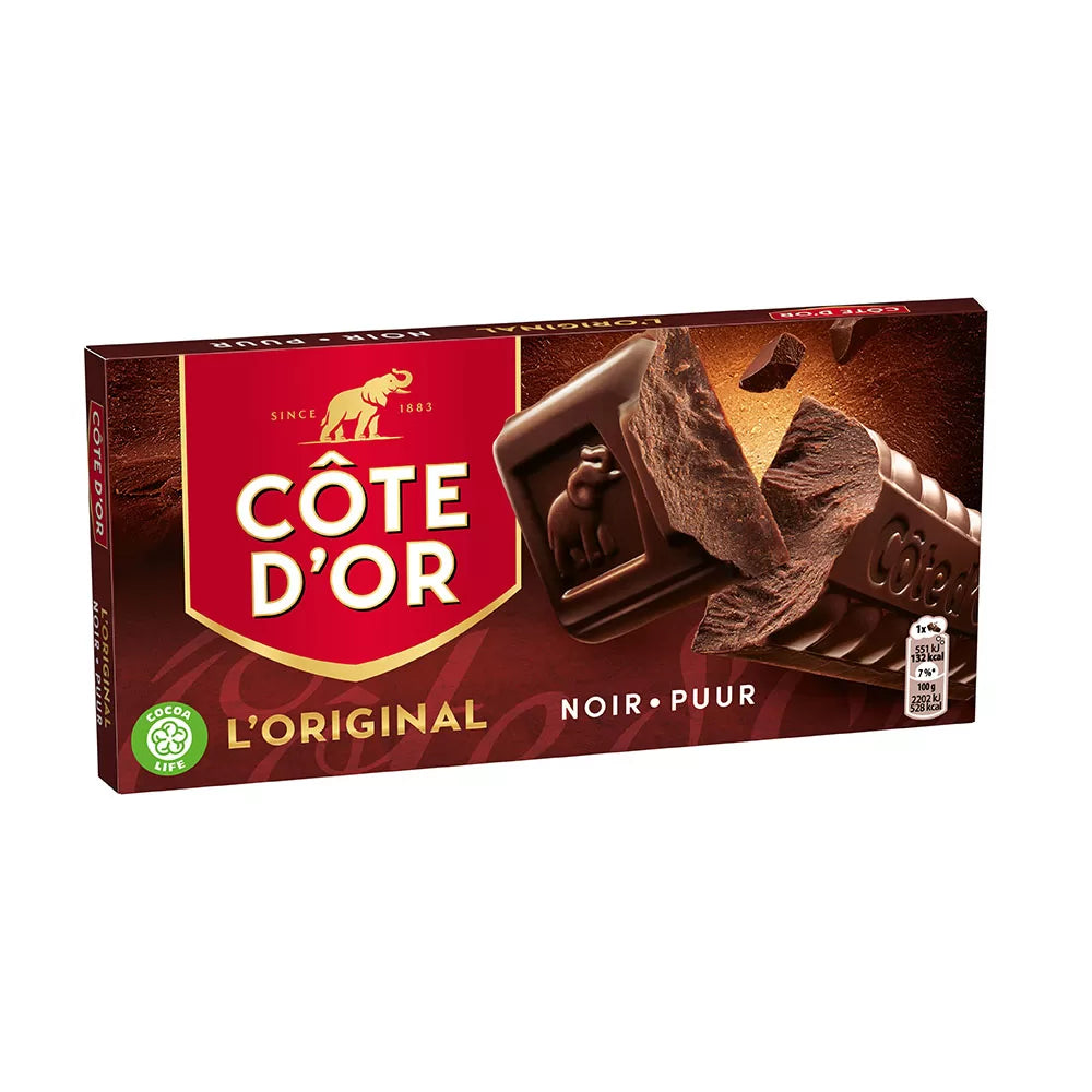 Côte d'Or chocoladetablet - puur - 400g