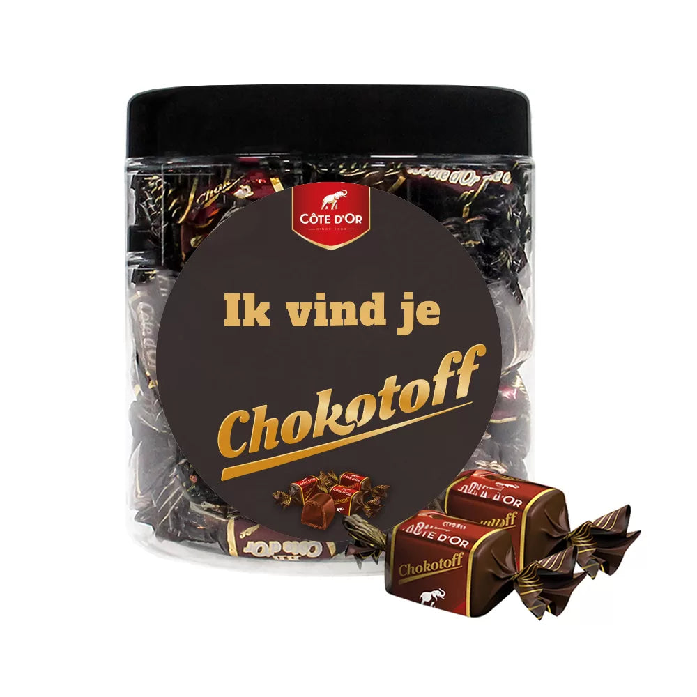 Côte d'Or Chokotoff "Ik vind je Chokotoff" - 500g