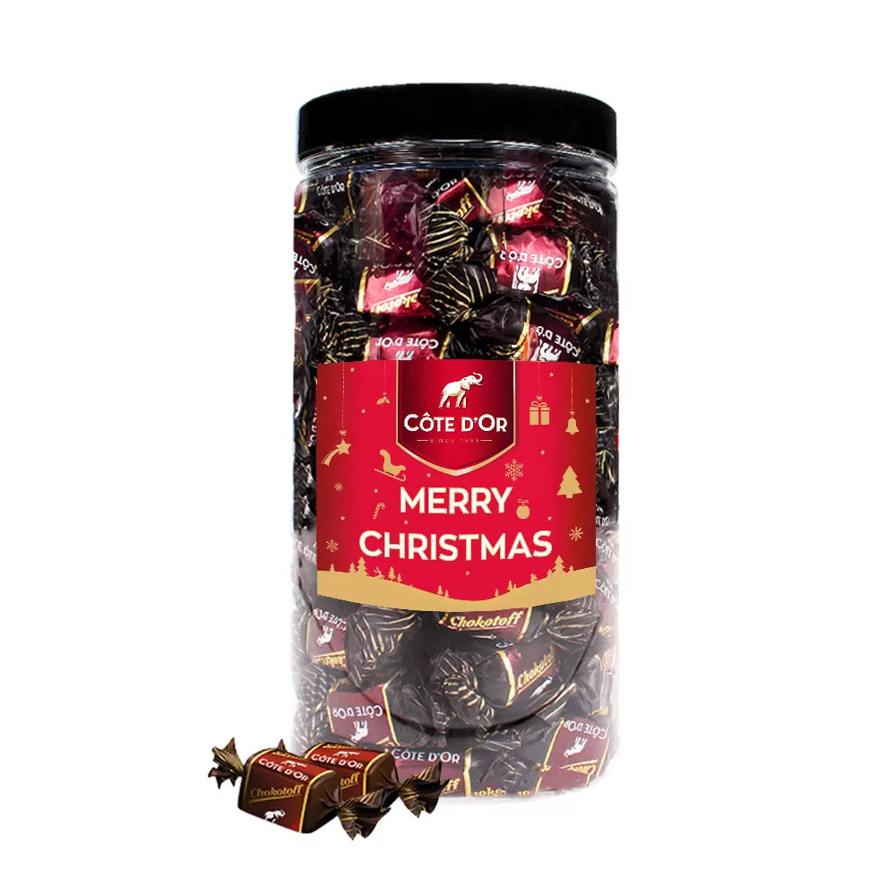 Côte d'Or Chokotoff "Merry Christmas" - chocolade kerstcadeau - 800g