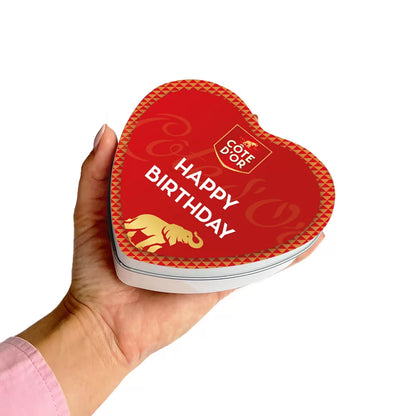 Côte d'Or Mignonnette melk geschenkdoos hartje "Happy birthday" - 150g
