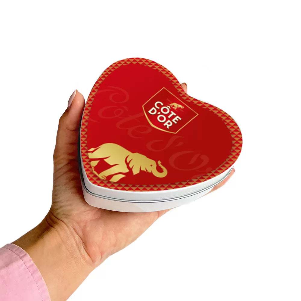 Côte d'Or Mignonnette melk - Tinbox hartje - BLANCO - 150g