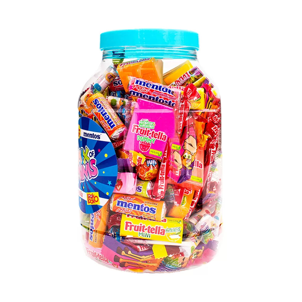 Fruit-tella, Mentos, Chupa Chups & Look-O-Look snoepmix - strooigoed - 1000g