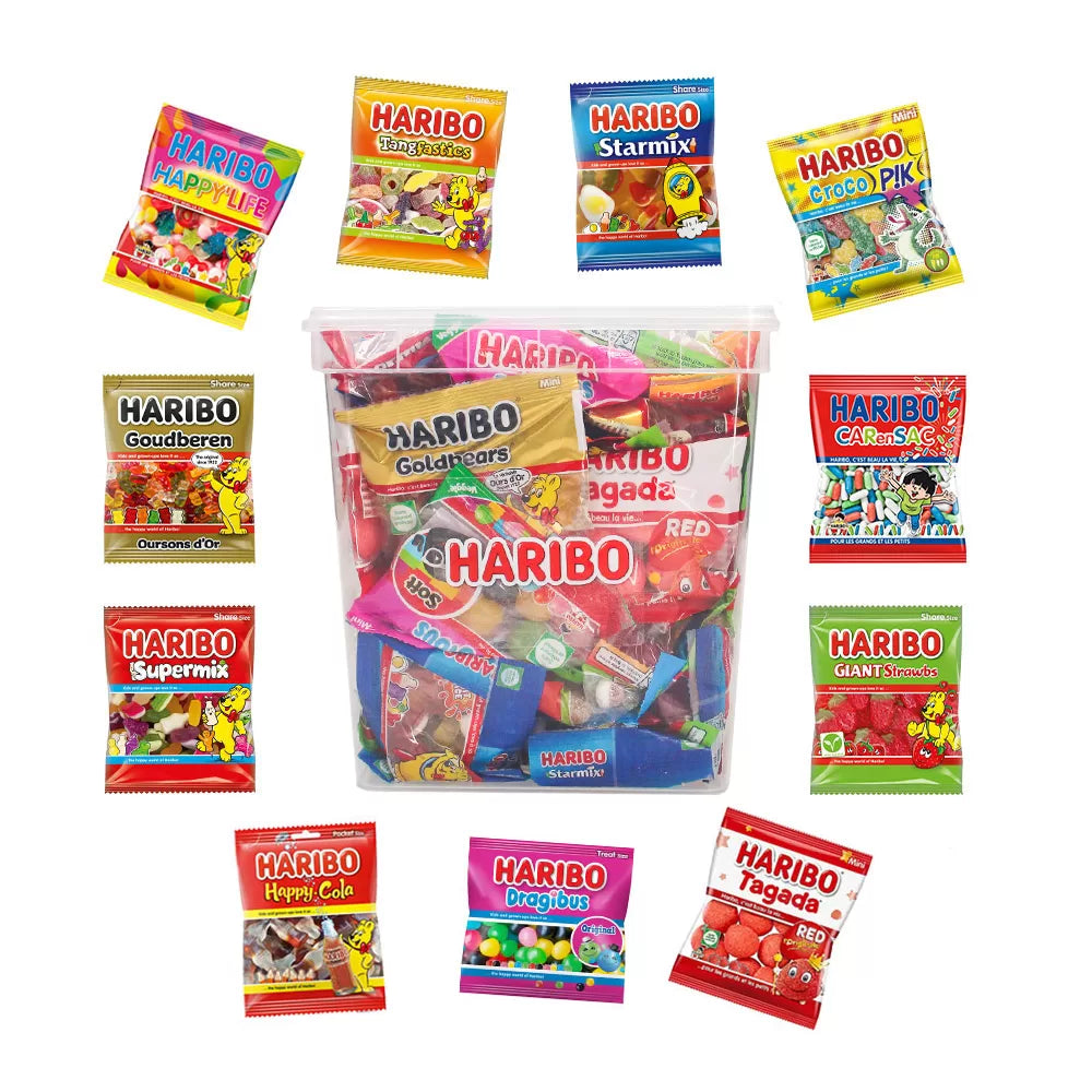Haribo Mega-Fête x Super Party snoepzakjes mix - Strooigoed - 1960g