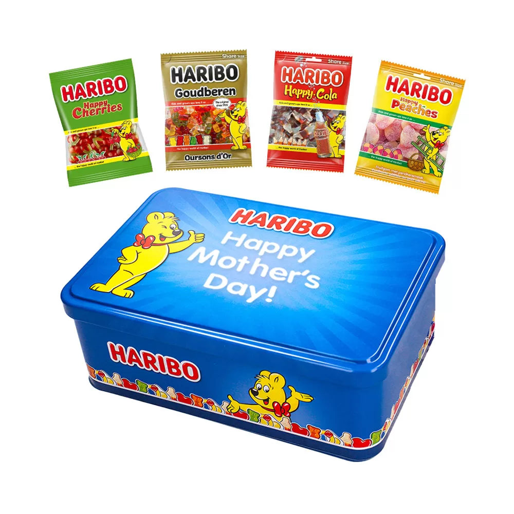 Haribo Moederdag giftbox pakket vol snoep - Happy Heroes & Starmix - 450g