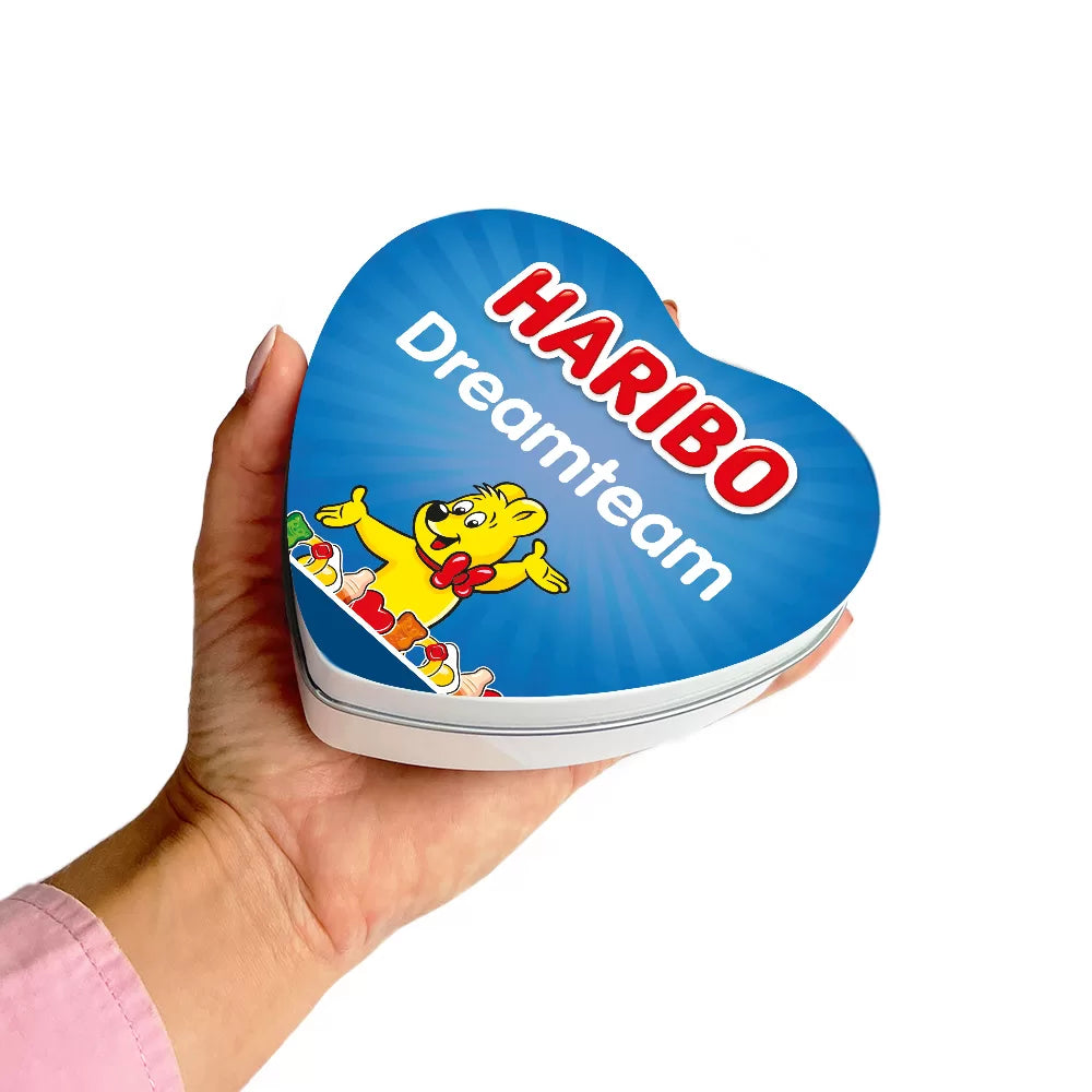 Haribo Starmix geschenkdoos hartje "Dreamteam" - 100g