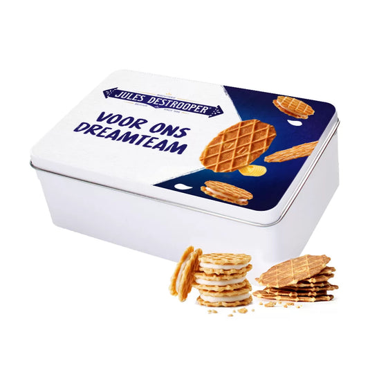 Jules Destrooper geschenkdoos MIX - Tinbox L - BLANCO - 186g