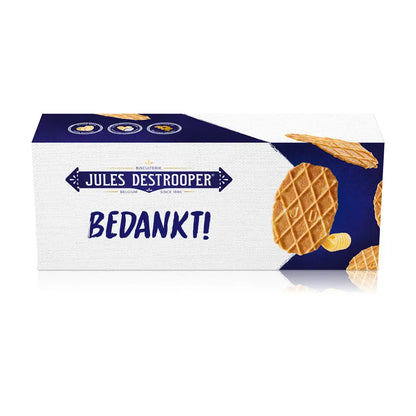 Jules Destrooper Natuurboterwafels - "Bedankt! / Merci!" - 100g x 2