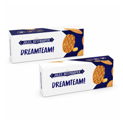 Jules Destrooper Natuurboterwafels - "Dreamteam!" - 100g x 2