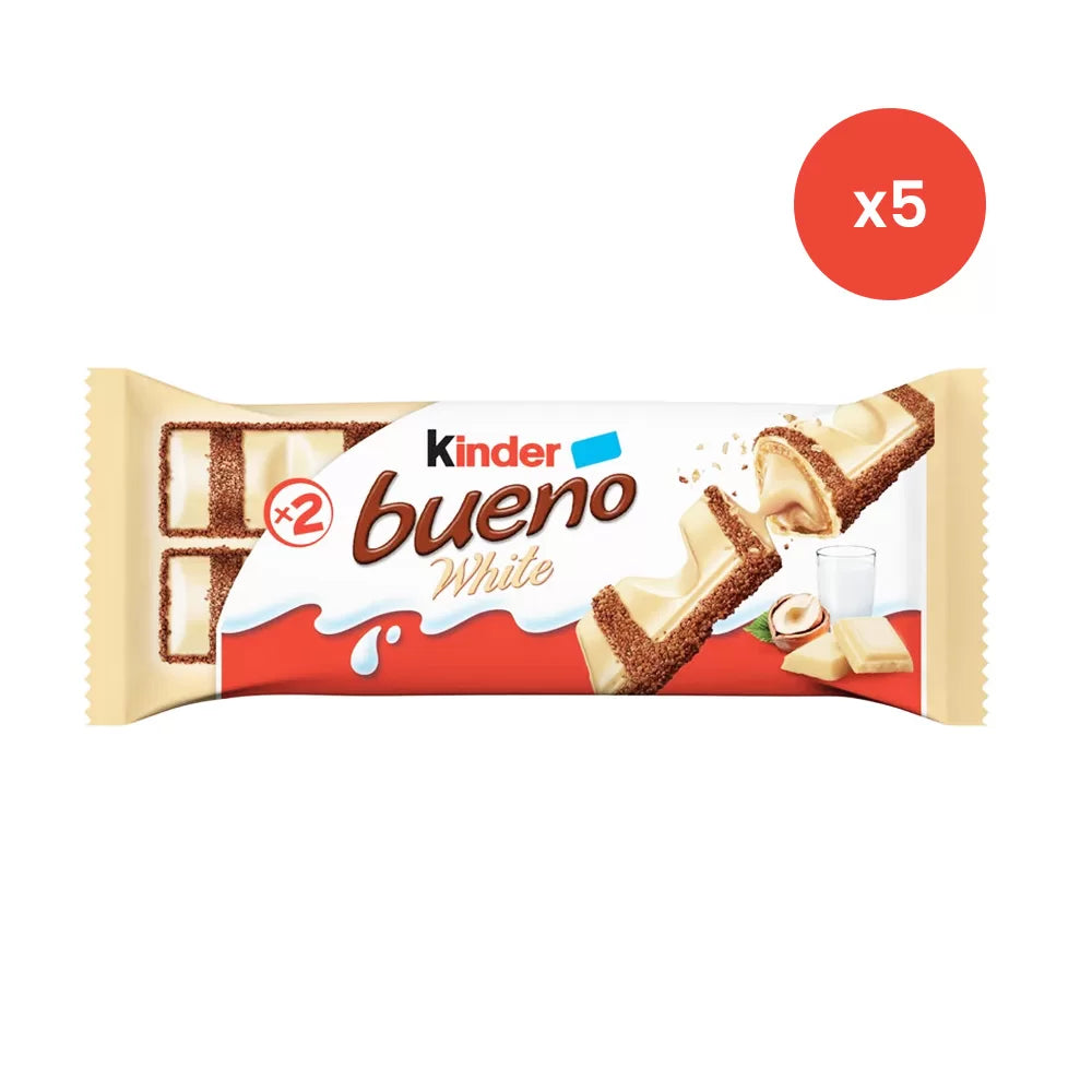 Kinder Bueno Mix: Bueno melk (5 stuks) & Bueno White (5 stuks) - 410g