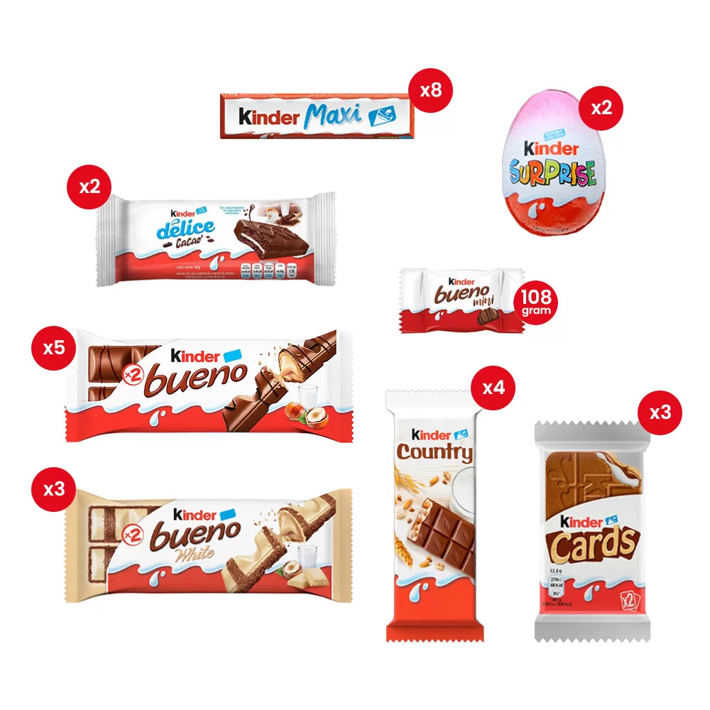 Kinder selection Mega chocolade mix - 897g