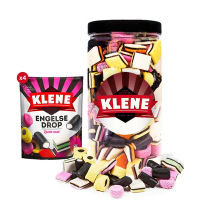 Klene Engelse Drop - dropsnoep - 1080g