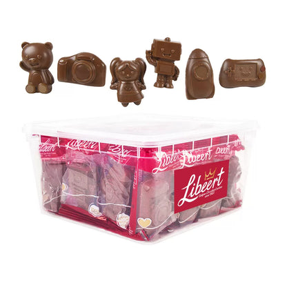 Libeert chocoladefiguren voor Sinterklaas - 25 stuks (15g) - 375g