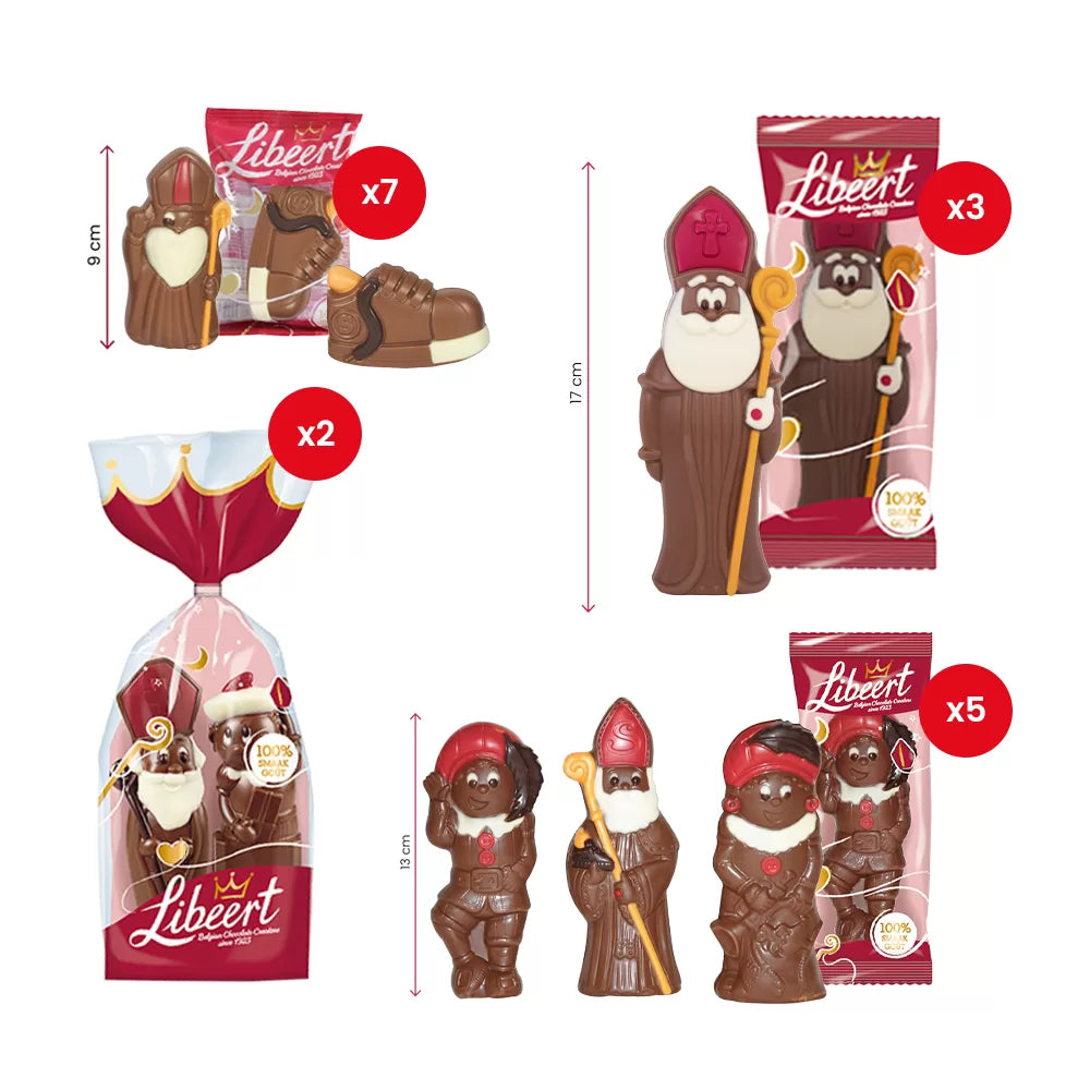 Libeert Sint chocolade pakket - 1035g