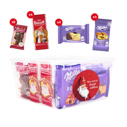 Lotus Biscoff, Libeert & Milka Sinterklaas mix - 572g