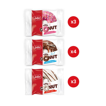 Lotus Cake Donut collection box - "It’s Donut Time!" - 340g