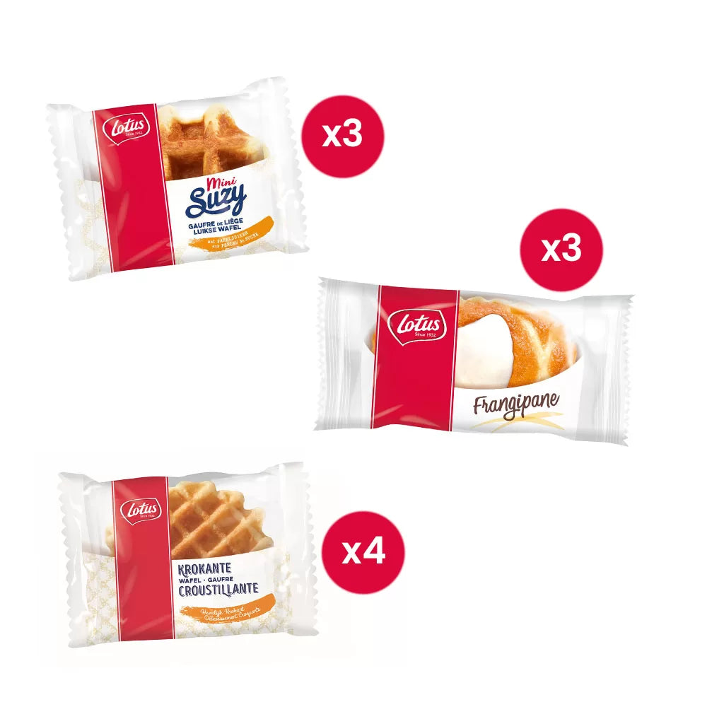 Lotus collection box met Frangipane, Krokante Wafels & Mini Suzy - 314g