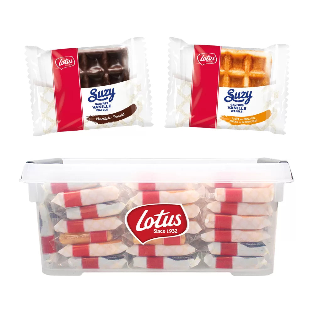 Lotus Suzy Vanille & Chocolade Wafels met knijptang - 1860g