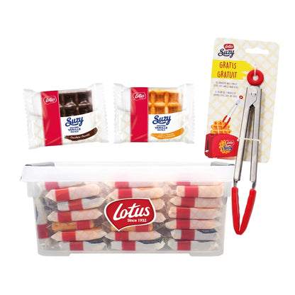 Lotus Suzy Vanille & Chocolade Wafels met knijptang - 1860g