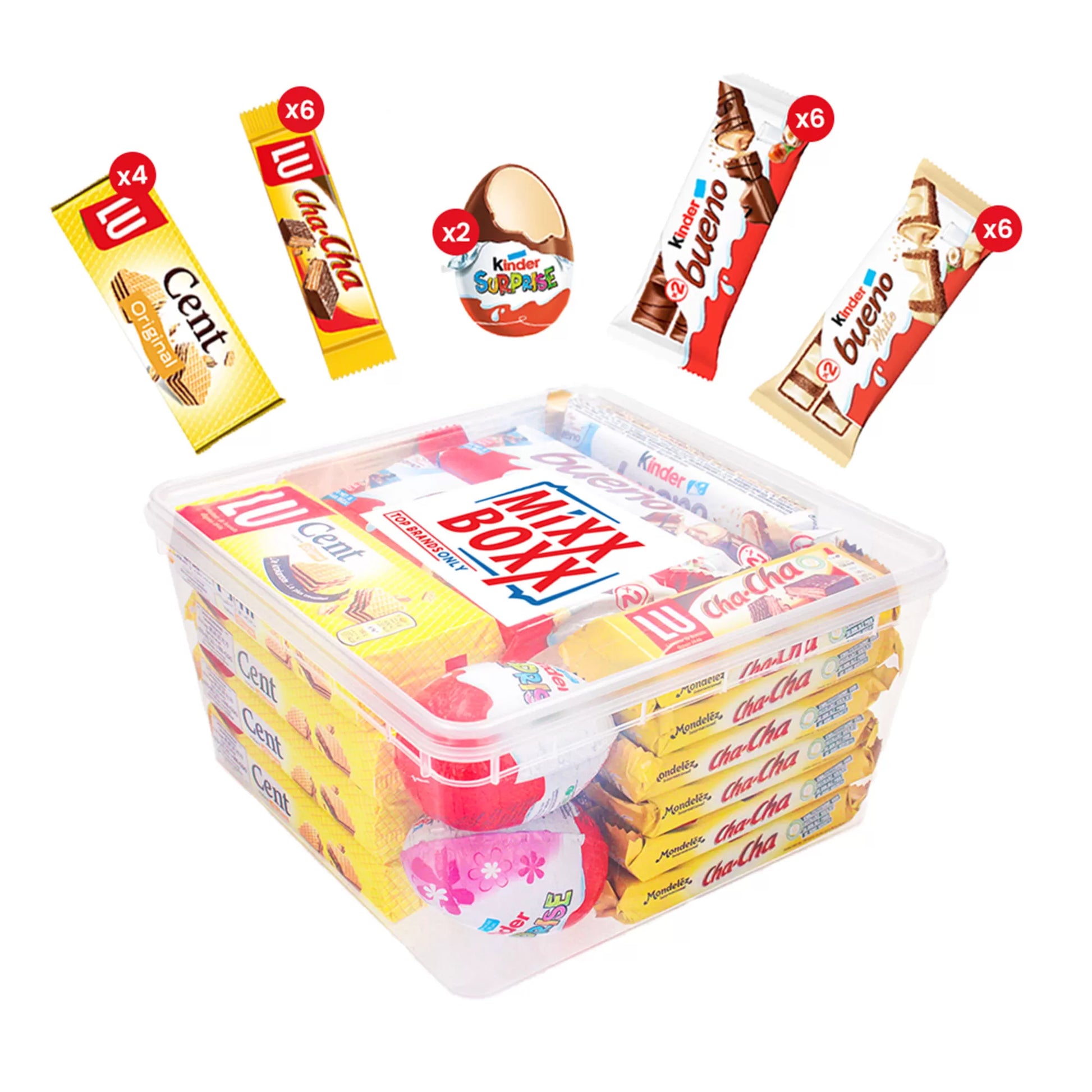 LU & Kinder maandpakket vol chocolade en koek - 874g
