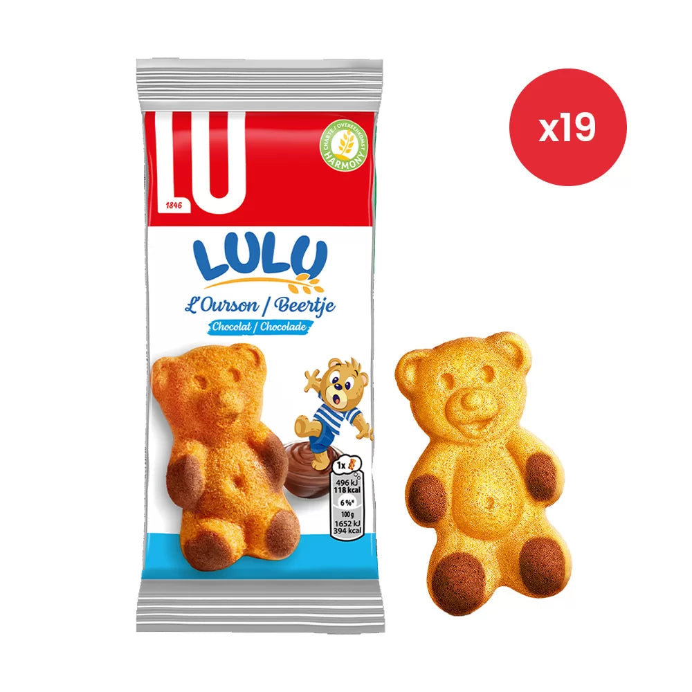LU Kids Mix: Lulu Choco Beertjes & Prince Pocket chocolade - 33 stuks - 1130g