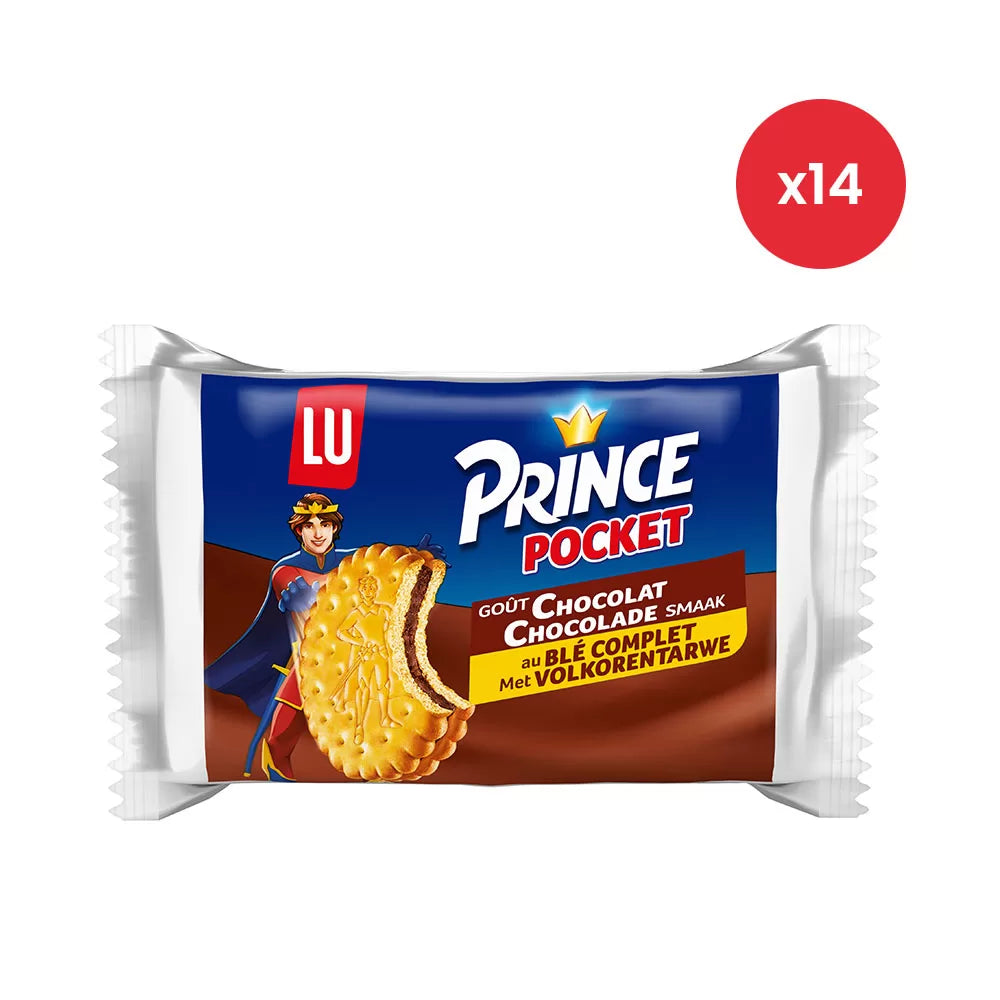 LU Kids Mix: Lulu Choco Beertjes & Prince Pocket chocolade - 33 stuks - 1130g
