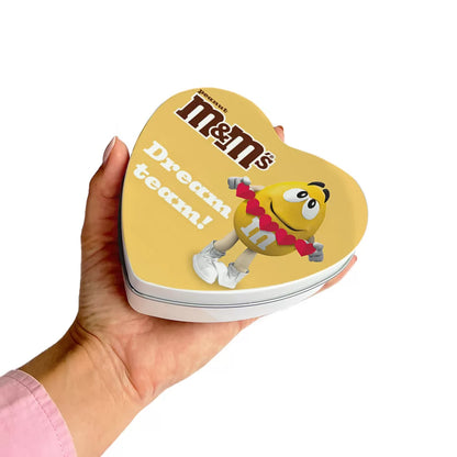 M&M's geschenkdoos hartje 'Dreamteam' - peanut - 90g