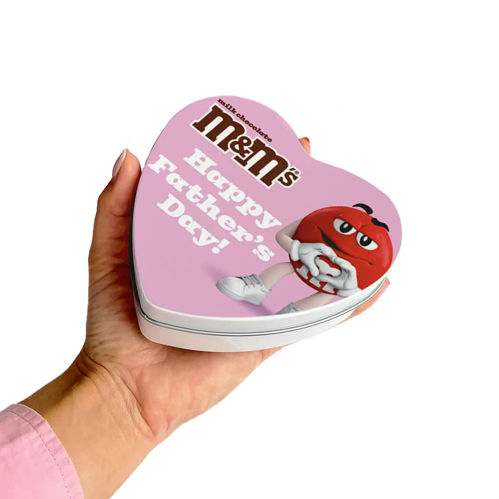 M&M's geschenkdoos hartje 'Happy Father's Day!' - choc - 90g