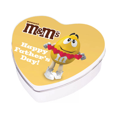 M&M's geschenkdoos hartje 'Happy Father's Day!' - peanut - 90g