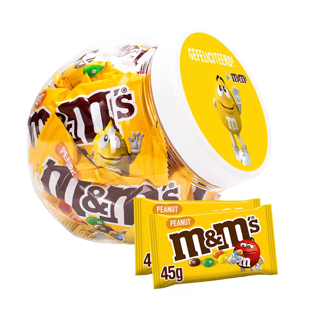 M&M's Peanut - "Gefeliciteerd" - 450g