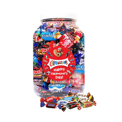 Mars Celebrations chocolademix "Happy Valentine's Day" - Valentijnscadeau - 1200g