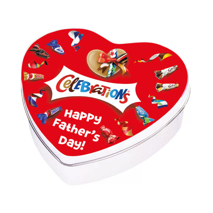 Mars Celebrations geschenkdoos hartje "Happy Father's Day" - 120g