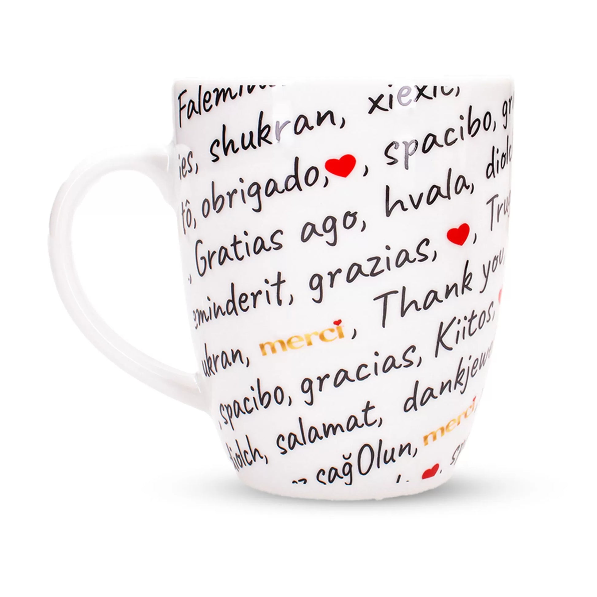 merci geschenkpakket voor de juf met chocolade en mok - bedank de juf - 950g