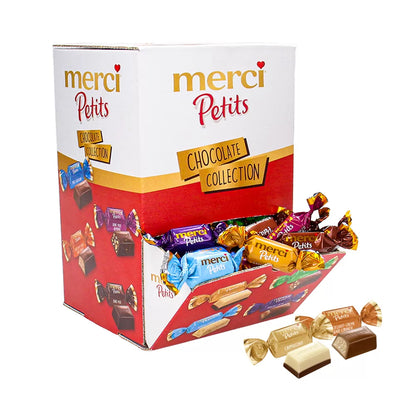 merci Petits chocolate collection - dispenser voor bij de koffie - 1250g
