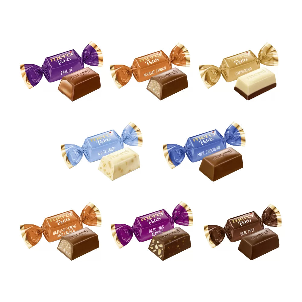 merci Petits chocolate collection - dispenser voor bij de koffie - 1250g