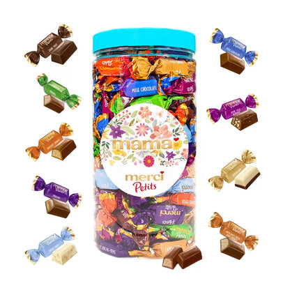 merci Petits Moederdag giftbox pakket met mok "for your warmth" - 1065g