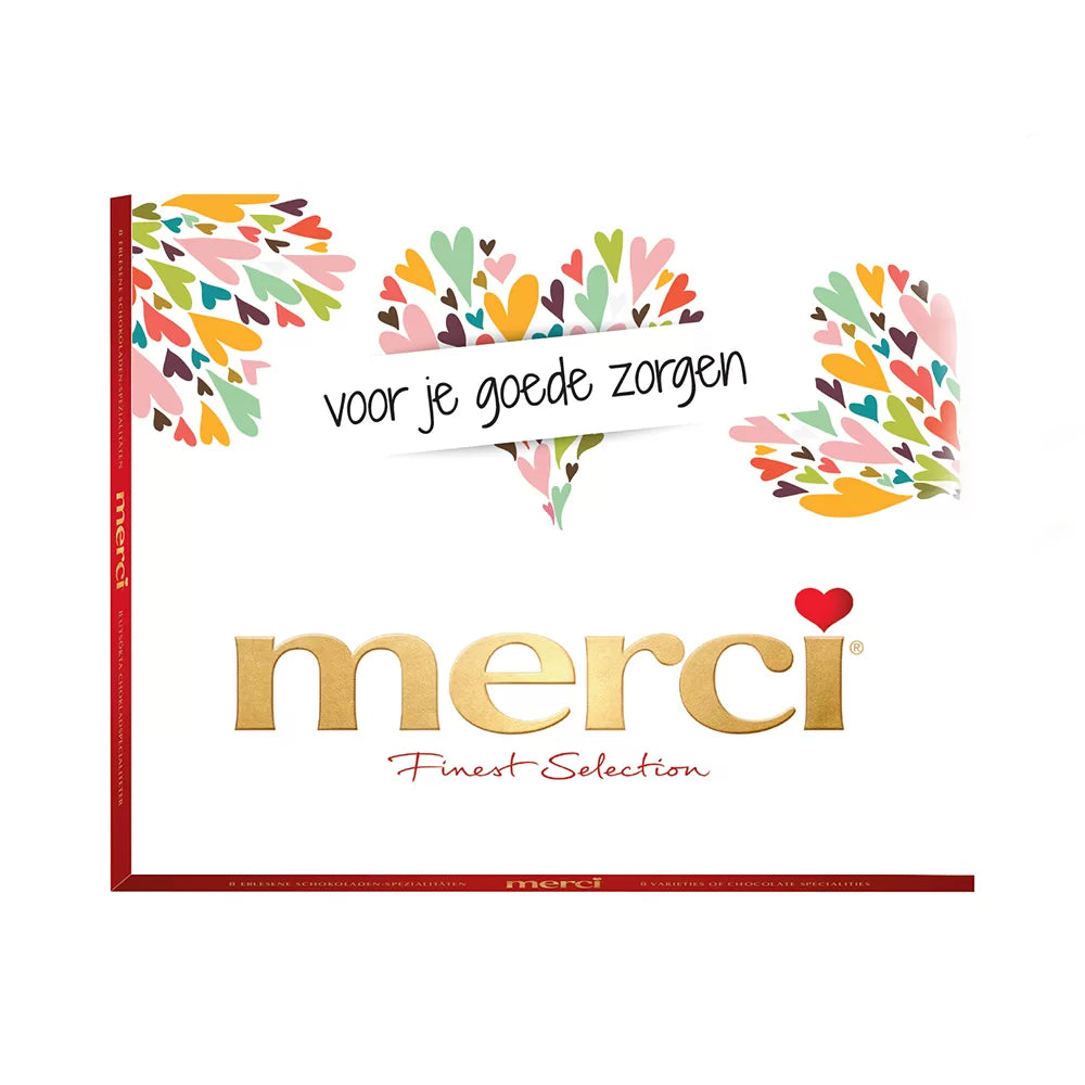 merci voor je goede zorgen - merci Finest Selection Assorted chocolade - 250g