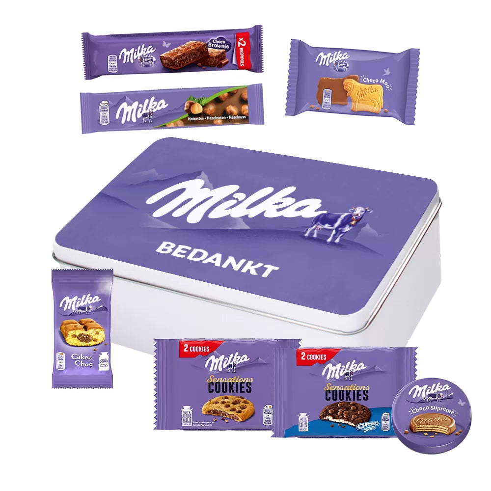 Milka Mix Collection Box "Bedankt" - 451g
