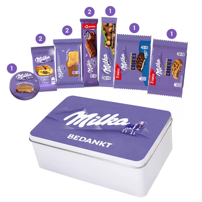 Milka Mix Collection Box "Bedankt" - 451g