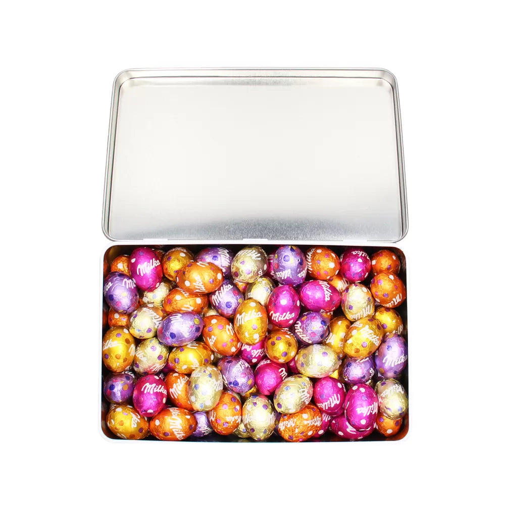 Milka paaseitjes in tin doos - 400g