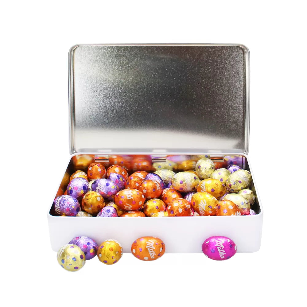 Milka paaseitjes in tin doos - 400g