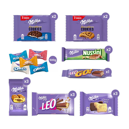 Milka Snack Box XL - FAMILY PACK - 1143g