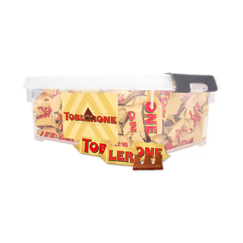 Toblerone tiny - melkchocolade met nougat, amandel & honing - 1000g